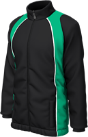 RugBee SHOWERPROOF JCKT BLACK/EMERALD 2XL