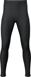 RUGBEE sportlegging baselayer tight zwart X Small voor kinderen