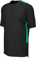 RUGBEE rugby trainingsshirt PRO TRAINING TEE zwart smaragd S
