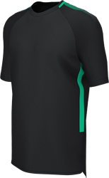 RugBee PRO TRAINING TEE BLACK/EMERALD Small