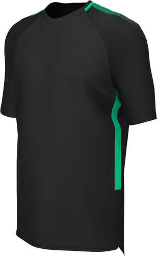 RUGBEE rugby trainingsshirt PRO TRAINING TEE zwart smaragd S