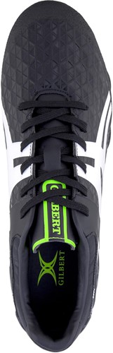 Gilbert rugbyschoenen Kuro zwart 6 noppen