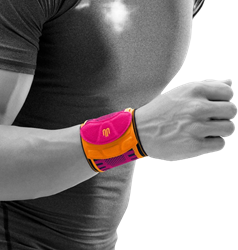 Bauerfeind Sports Wrist Strap, roze, S/M - 1 Stuk