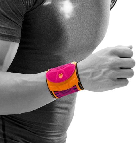 Bauerfeind Sports Wrist Strap, roze, S/M - 1 Stuk
