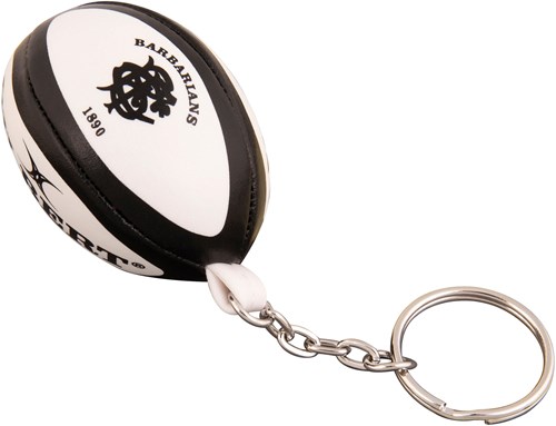 Gilbert rugbybal sleutelhanger Barbarians - rugby accessoire - multikleur