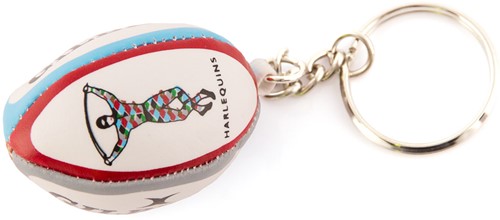 Gilbert Rugbybal Sleutelhanger Harlequins