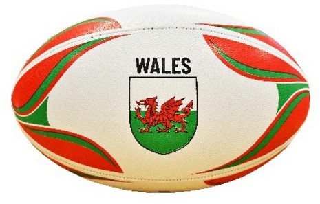 International Country Themed Rugby Balls - Wales - 5