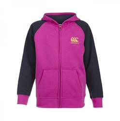 Canterbury hoodie meisjes sport roze met rits maat 164