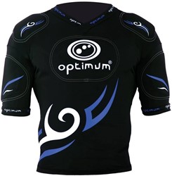 Optimum shoulderpads Tribal Blauw