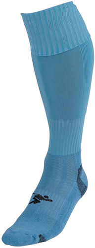 Precision Plain Pro Football Socks Junior - Sky - J8-J11