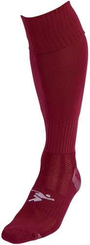 Precision Plain Pro Football Socks Junior - Maroon - J8-J11