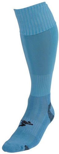 Precision Plain Pro Football Socks Adult - Sky - 7-11