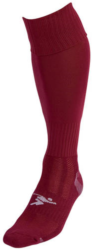 Precision Plain Pro Football Socks Adult - Maroon - 7-11