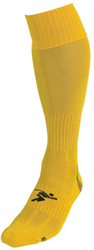 Precision Plain Pro Football Socks Adult - Yellow - 7-11