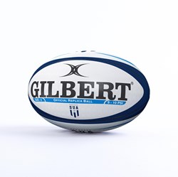 Gilbert rugbybal replica maat 5 - trainingsbal blauw wit