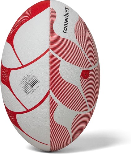 Canterbury rugbybal Thrillseeker wit rood maat 5 trainingsbal-3