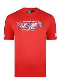 Canterbury sport T-shirt World Cup 2015 kinderen rood maat 140