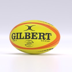 Gilbert rugbybal Orion Match - maat 5 - fluo voor kinderen