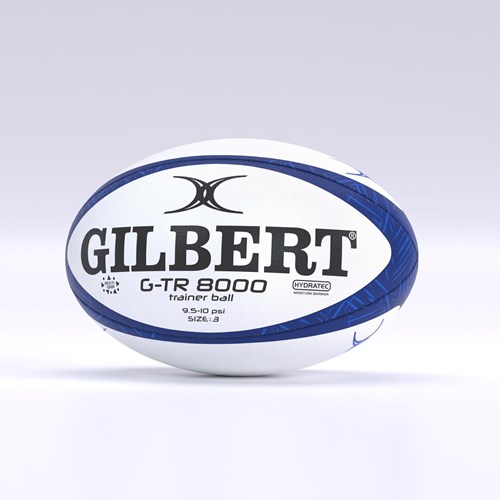 Gilbert rugby trainingsbal G-TR8000 maat 5 navy voor kinderen