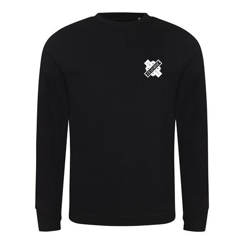 Sweater De Leckere zwart met logo (organic) maat 2XL