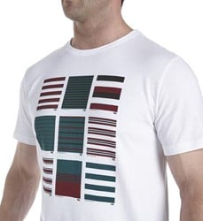 CANTERBURY MULTI HOOP PRINT TEE WHITE