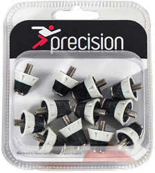 Precision voetbalnoppen League Pro set - wit - 12 stuks - schroefnoppen