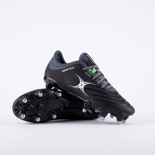 Gilbert Rugbyschoenen Kinetica Pro 8 Noppen Zwart - 48