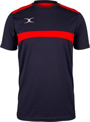 Gilbert sportshirt Photon junior donkerblauw rood 140 functioneel