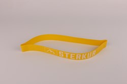 Sterkur stretchloops geel - lichte weerstand fitness elastiek