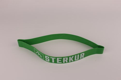 Sterkur stretchloops groen - fitness elastiek met zware weerstand