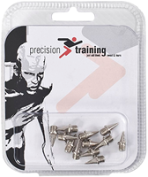 Precision atletiek spikes 4mm zilver - set van 12 stuks