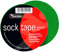 Precision sokkentape sport 19mm groen - 10 rollen - sterke grip