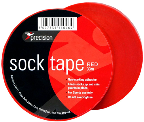 Precision Sokken Tape 19mm Rood
