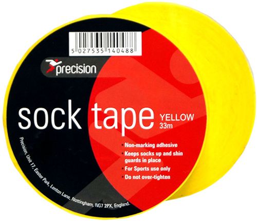 Precision Sokken Tape 19mm Geel