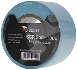 Precision SGR Sock Tape 38mm (Pack of 5) - Sky - 38mm x 20m