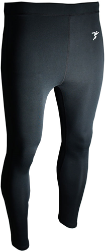 Precision sport leggings baselayer volwassenen zwart - XL compressie