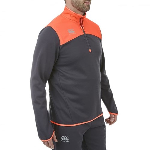 CANTERBURY THERMOREG QTR ZIP RUN TOP NINE IRON