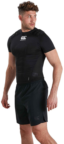 Canterbury Protection Vest Zwart/Wit/Zilver - M