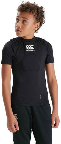 Canterbury Beschermingsvest Junior Zwart/Wit/Zilver - Large Jongens