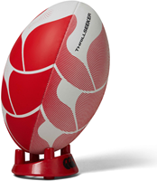 Canterbury rugbybal Thrillseeker wit rood maat 3 duurzaam grip