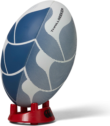 Canterbury Thrillseeker Rugby Ball Wit / Blauw 5