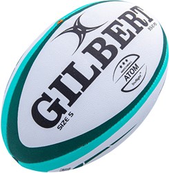Gilbert rugbybal Atom Match groen maat 5 set van 5 stuks