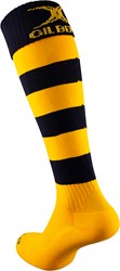 Gilbert rugbysokken Kryten II Hooped Amber / Black