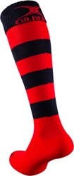 Gilbert rugbysokken Kryten II Hooped red/black