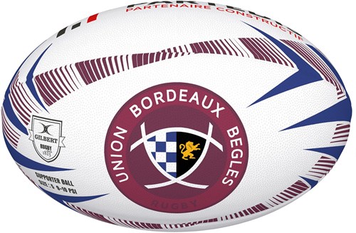 Gilbert sleutelhanger rugbybal bordeaux multikleur speelgoed