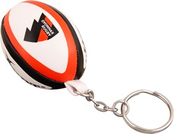 Gilbert sleutelhanger rugbybal Oyonnax multikleur speelgoed