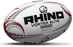 Rhino Vortex Elite Rugby Ball Wit 5