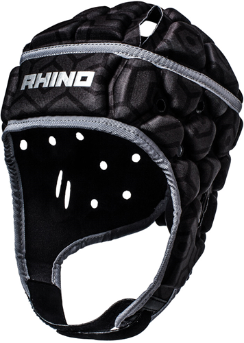 Rhino rugby hoofdbeschermer junior zwart S - optimale bescherming