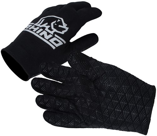 Rhino Pro Full Finger Mitts Junior Zwart - M/Large