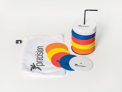 Kleine ronde rubberen markeringsschijven (set van 50) - S